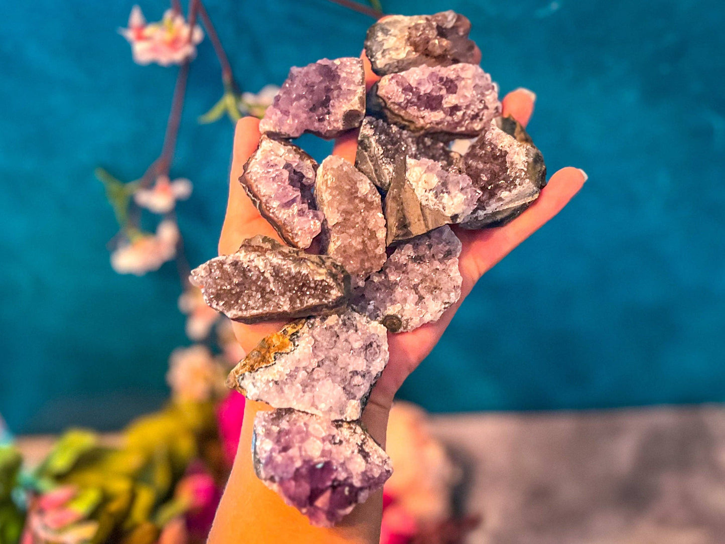 Amethyst Crystal Clusters