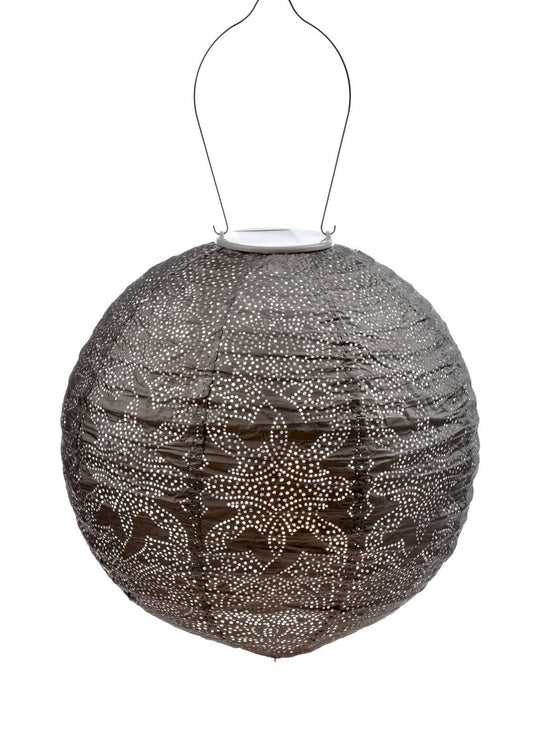 Round Marrakesh Lantern, Taupe