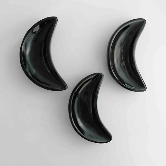 Obsidian Moon Bowl