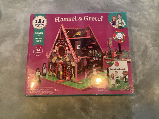 Book/play set Hansel and Gretel