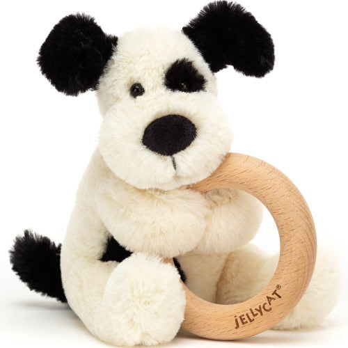Bashful Wooden Ring Rattle