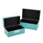 Storage Home Decor Wood Keepsake Box Gift Box Set of 2: Golden
