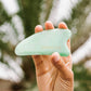 Crystal Contour Gua Sha Beauty Tool: Pink
