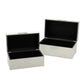 Storage Home Decor Wood Keepsake Box Gift Box Set of 2: Golden