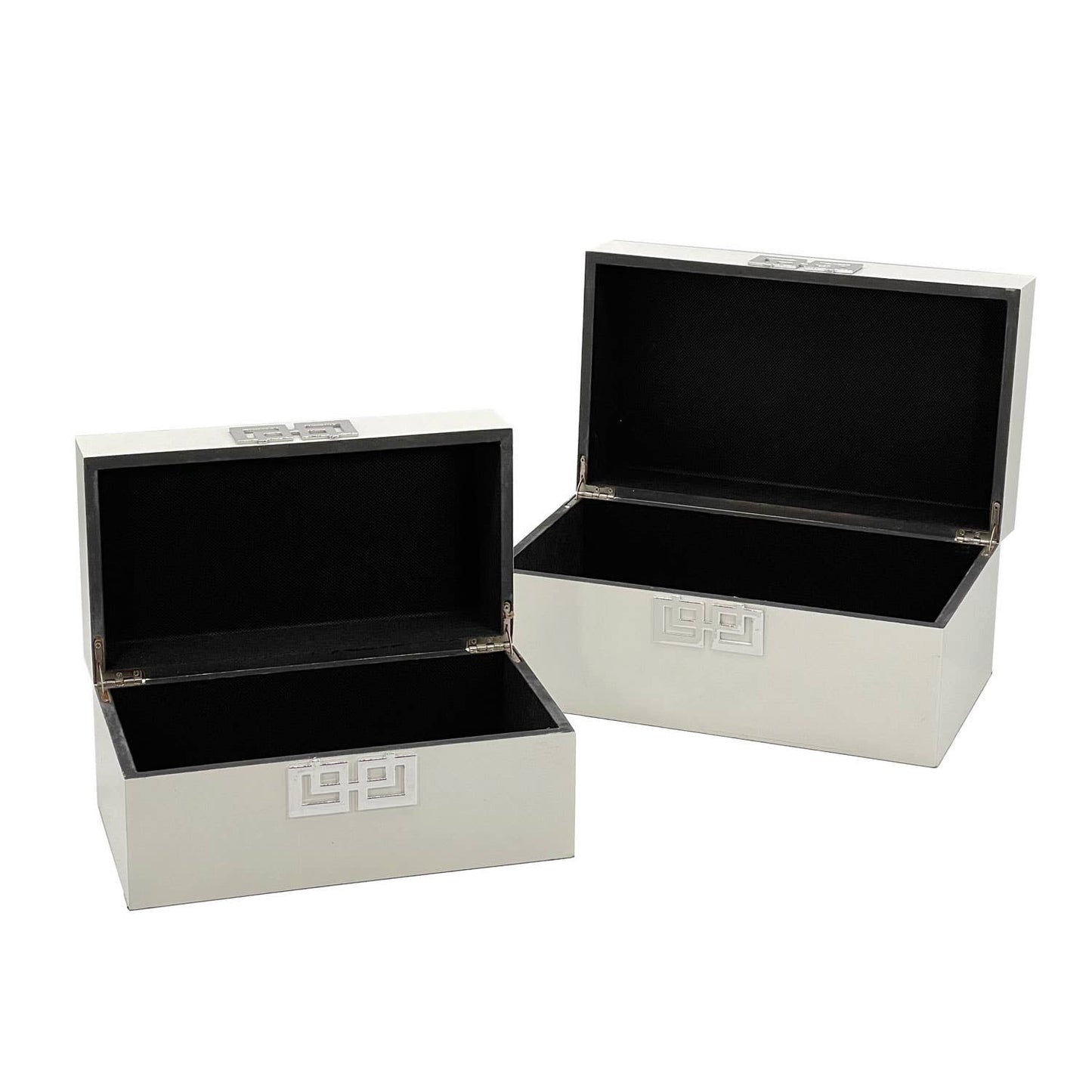 Storage Home Decor Wood Keepsake Box Gift Box Set of 2: Golden