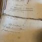 Antique 1840s French Calligraphy Pages