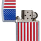 Zippo Patriotic Street Chrome Windproof Lighter