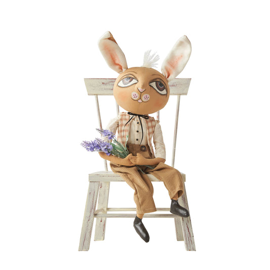 Wilbur Rabbit Gathered Traditions Art Doll