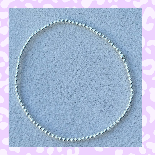 Classic 2mm Sterling Silver Bracelet