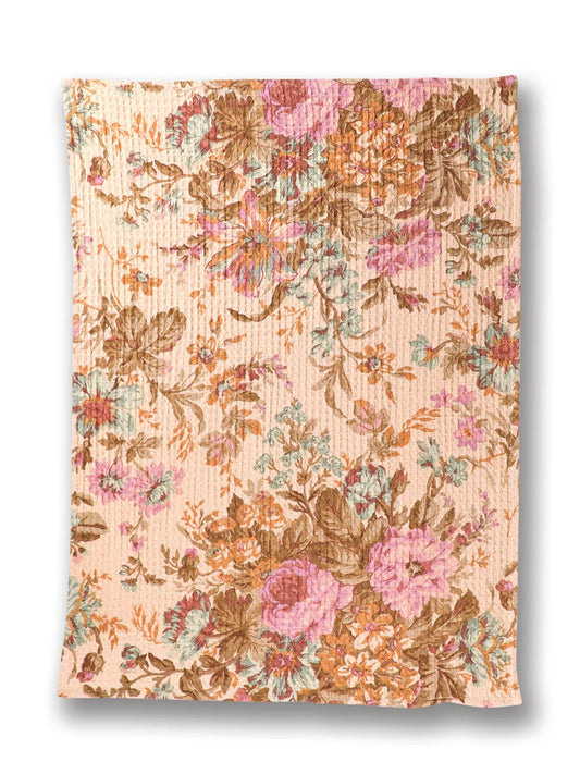 Eternal Rose Tea Towel: Antique