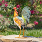 Iron Rooster Figurine