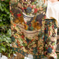 Stay Gold Scarf with Rabbits, Bees and Flowers