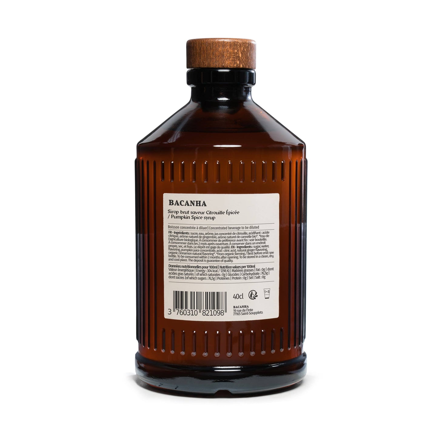 Raw Pumpkin Spice Syrup - 400ml - 13,5 fl. oz.