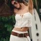 Suede Hex Hip Belt