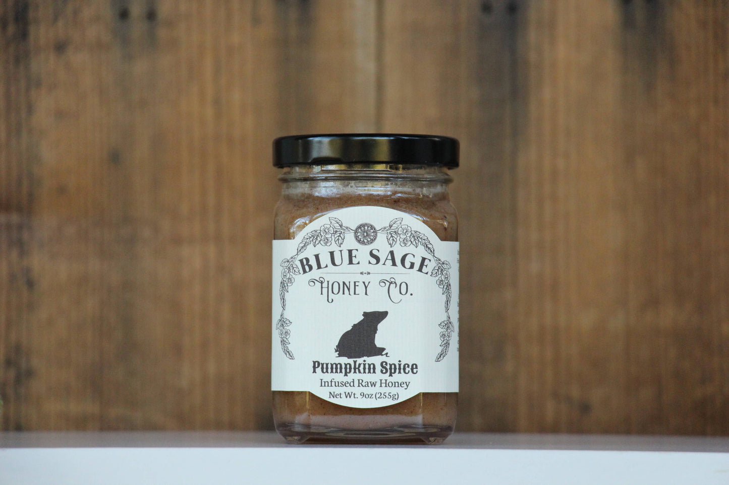 Pumpkin Spice Infused Raw Honey, Halloween, Thanksgiving: 9oz