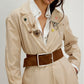 Suede Hex Hip Belt