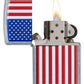 Zippo Patriotic Street Chrome Windproof Lighter