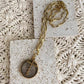 Relic Necklace: Matte Gold 24”