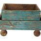 Temple Garden Planter Farmhouse Trays-Turquoise