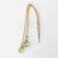 Whisper threaded earrings: Moonstone / Sterling silver