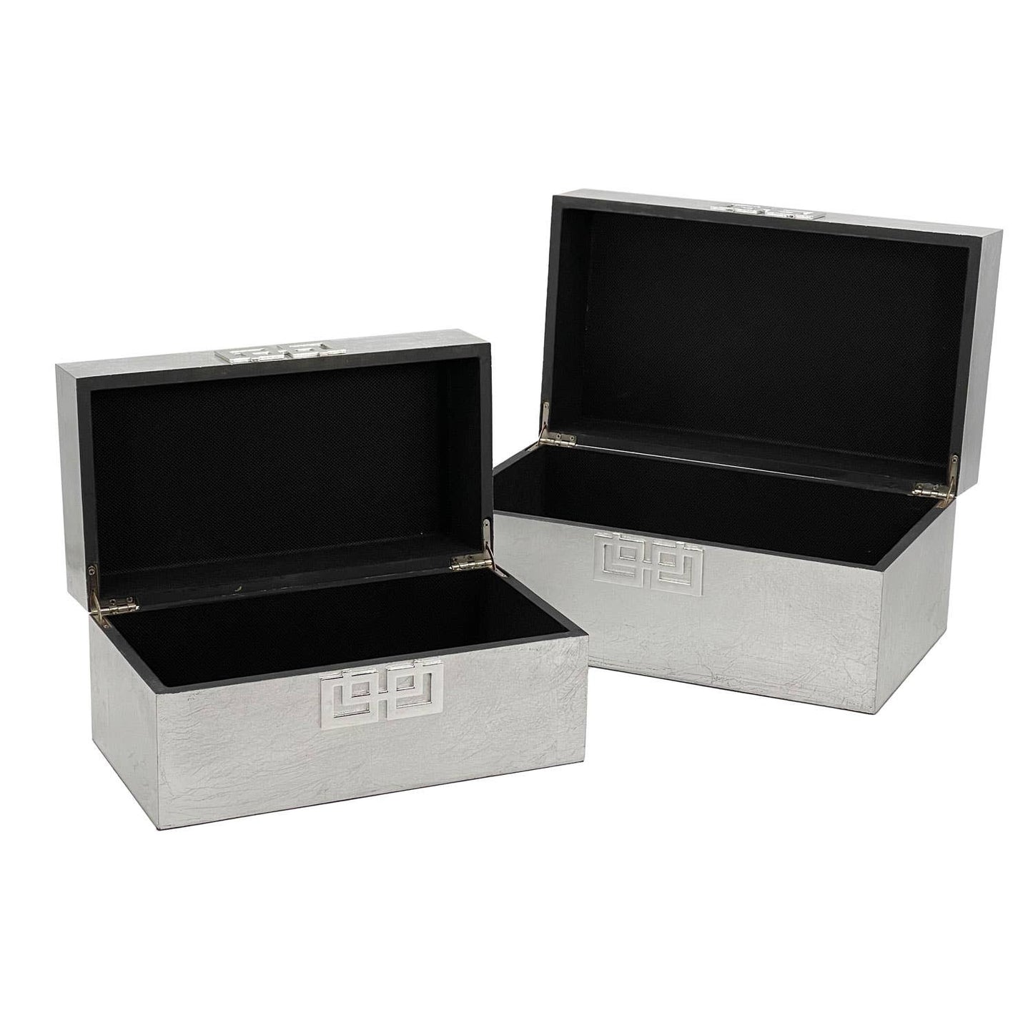 Storage Home Decor Wood Keepsake Box Gift Box Set of 2: Golden