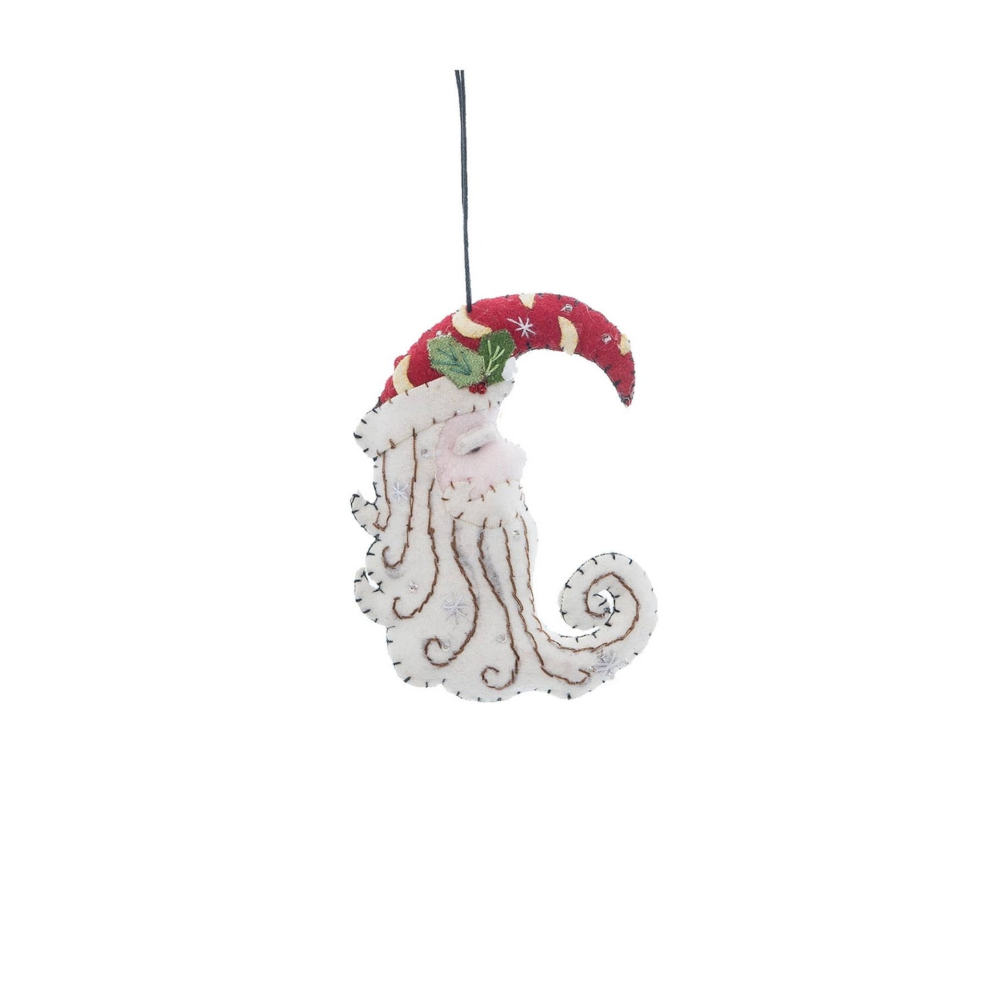 Christmas Santa Felt Ornament
