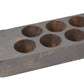 Antique Mini Sugar Mold-22-26 Holes-Old Original-Colors: Turquoise
