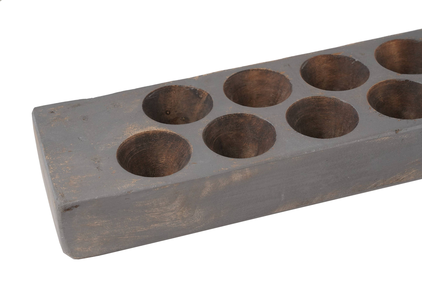 Antique Mini Sugar Mold-22-26 Holes-Old Original-Colors: Turquoise
