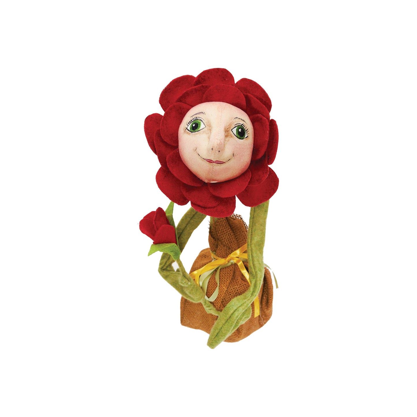 Poppy Sunflower Gathered Traditions Figurine