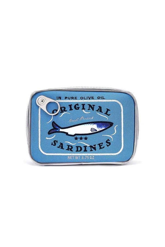 Sardine's Tin Can Gift Cosmetic Bag : Blue