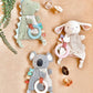 Bitzy Crinkle™ Sensory Toy with Teether: Dino