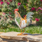 Iron Rooster Figurine