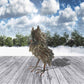 Horned Owl Accent "Hickory" - 16.25" Tall Metal