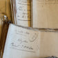 Antique 1840s French Calligraphy Pages