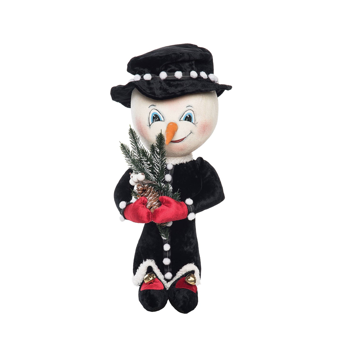 Sullivan Snowman Gathered Traditions Art Doll