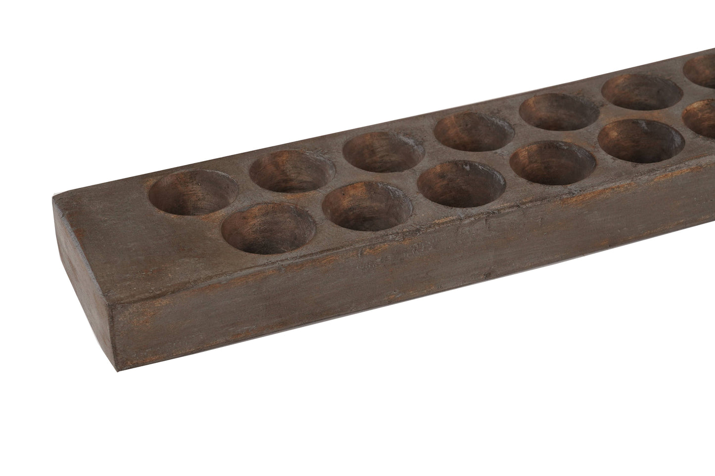Antique Mini Sugar Mold-22-26 Holes-Old Original-Colors: Black