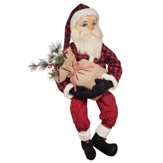 Berkeley Santa Gathered Traditions Art Doll