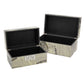 Storage Home Decor Wood Keepsake Box Gift Box Set of 2: Golden
