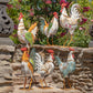 Iron Rooster Figurine