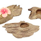 Teak Tea Light Candle Holder - LS003