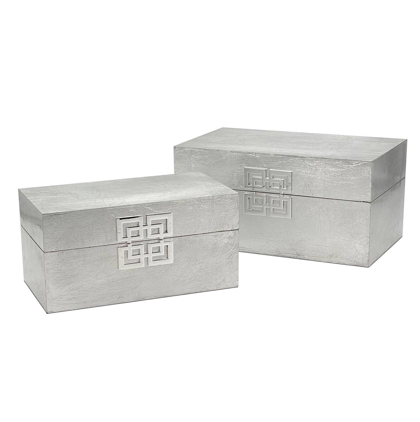 Storage Home Decor Wood Keepsake Box Gift Box Set of 2: Golden