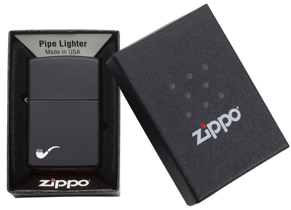 Zippo Pipe Black Matte Windproof Lighter