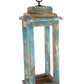 Monticello Lantern-Farmhouse Wood-7x17-Monticello Turquoise
