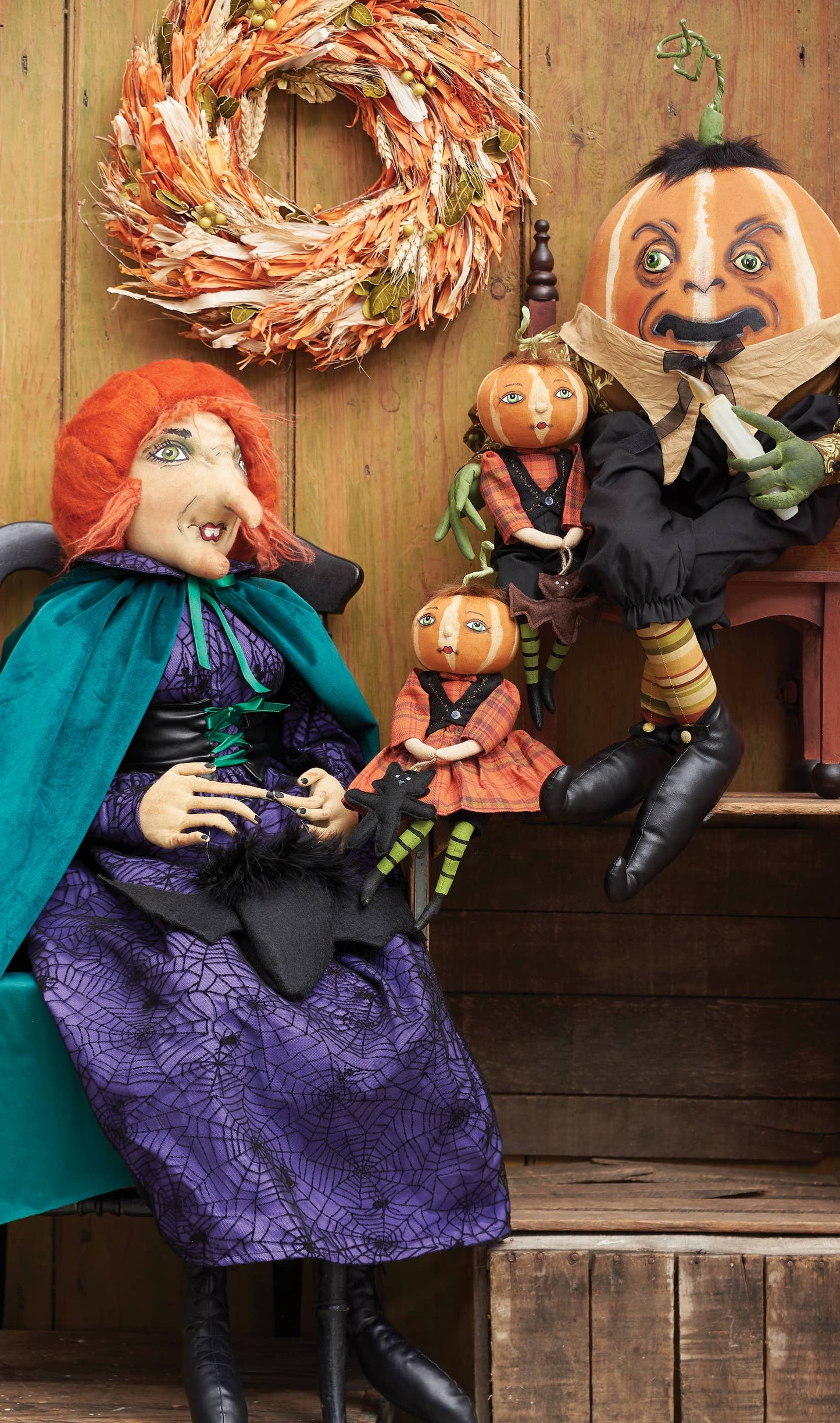 Nelly Pumpkin Gathered Traditions Art Doll