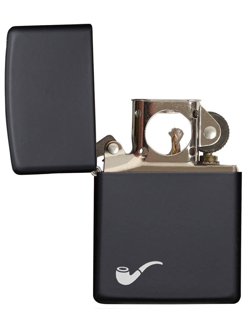 Zippo Pipe Black Matte Windproof Lighter