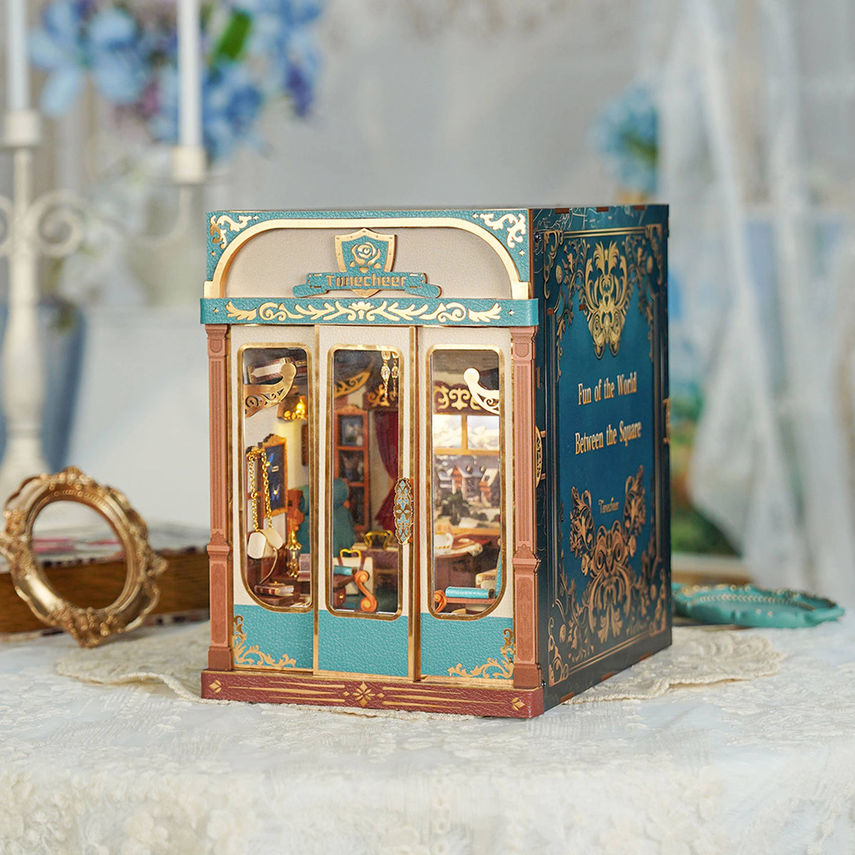 DIY Book Nook Kit: European Travels (Motion Scene)