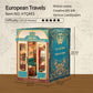 DIY Book Nook Kit: European Travels (Motion Scene)