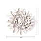 White Ceramic Flowers For Tabletop Or Wall Hanging: Ivory Ranunculus
