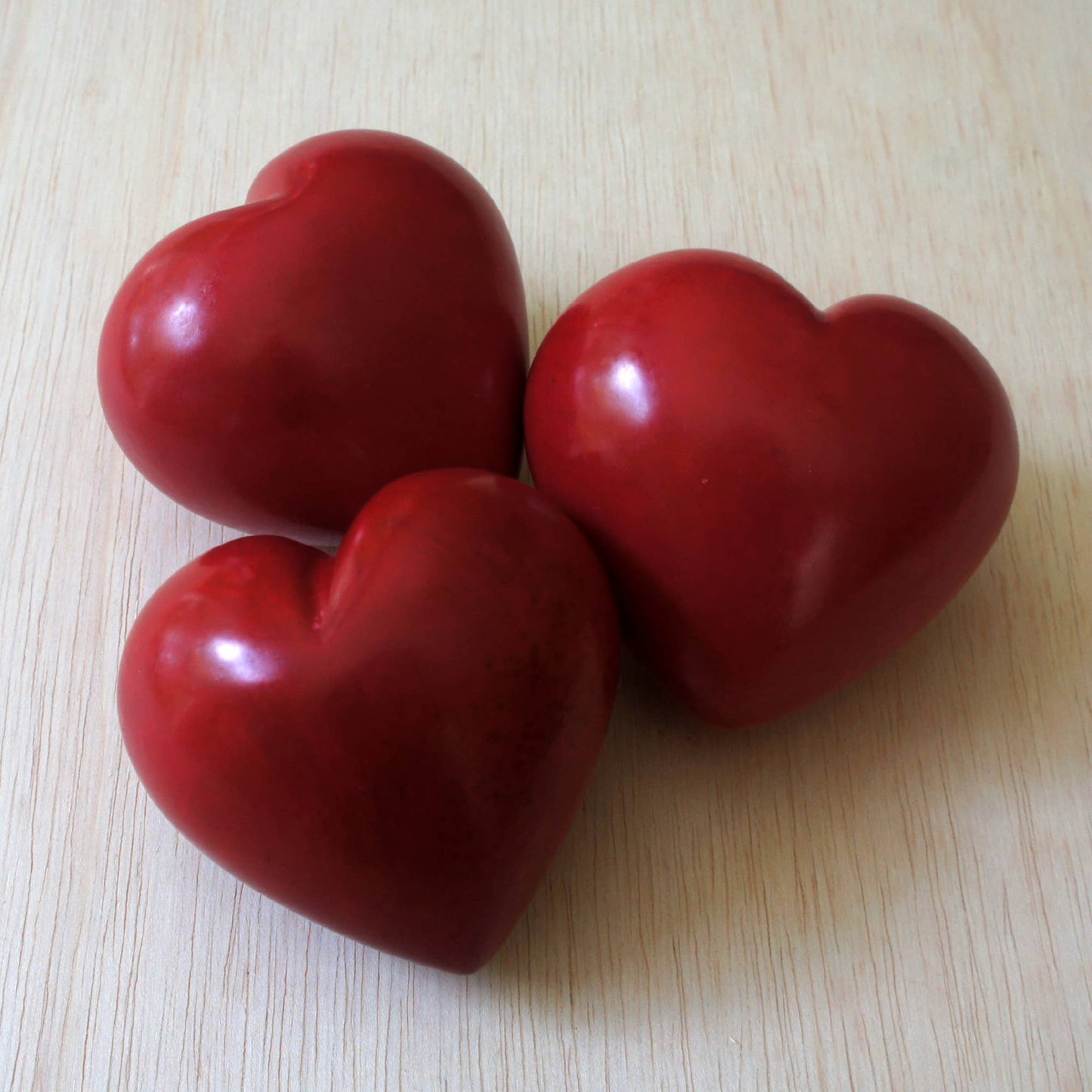 Large Heart Paperweight, Red
