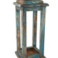 Monticello Lantern-Farmhouse Wood-7x17-Monticello Turquoise